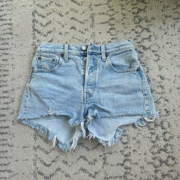 Levi’s 501® HIGH RISE WOMEN'S SHORTS W25 - Picture 3 of 11